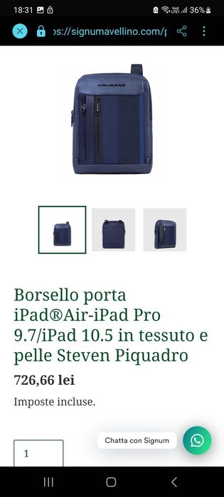 Geanta/borseta umar Piquadro