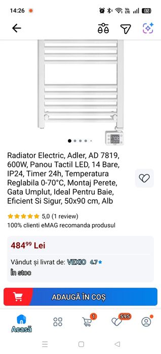 Radiator electric