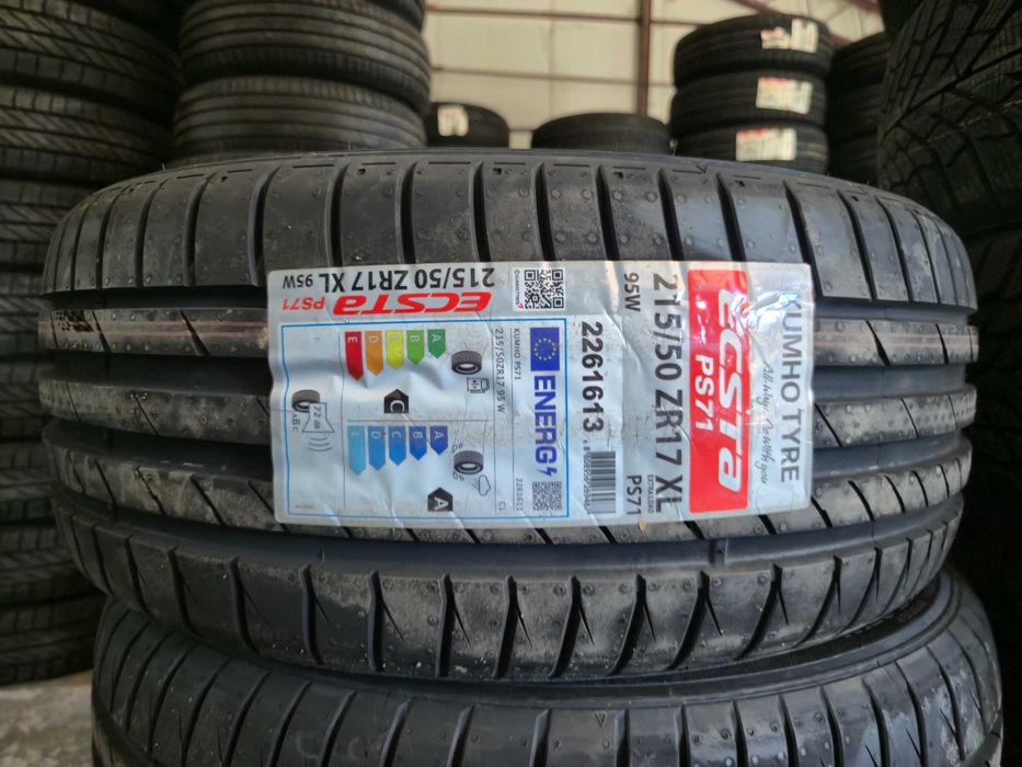 4 Anvelope de VARA - 215/50/17 95W XL - KUMHO Ecsta PS71 - NOU - DOT 4623 !