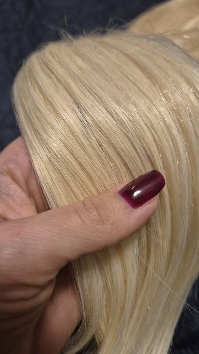 Естествена коса -на треса и на плитка