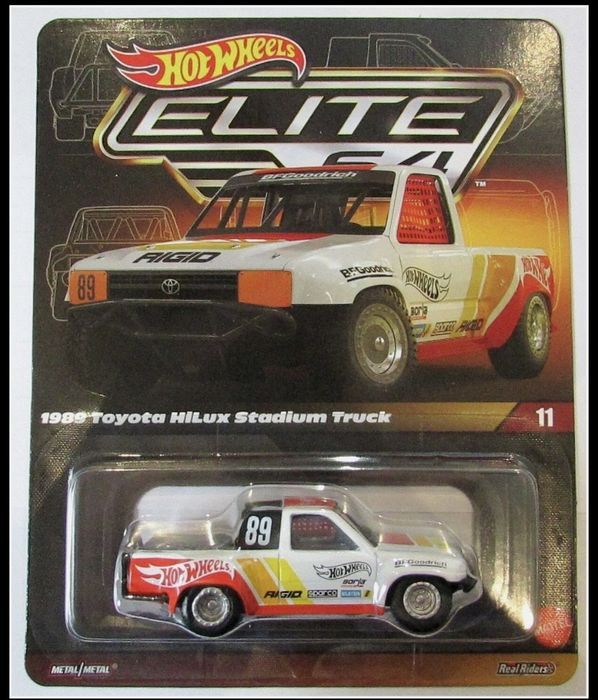 Hot Wheels Elite 64 Toyota Hilux 1989 macheta auto scara 1:64