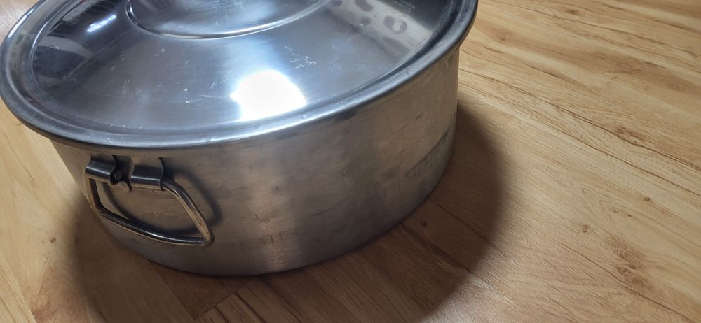 Казан на Хром Силистра 20литра дебела неръждавеика алпака