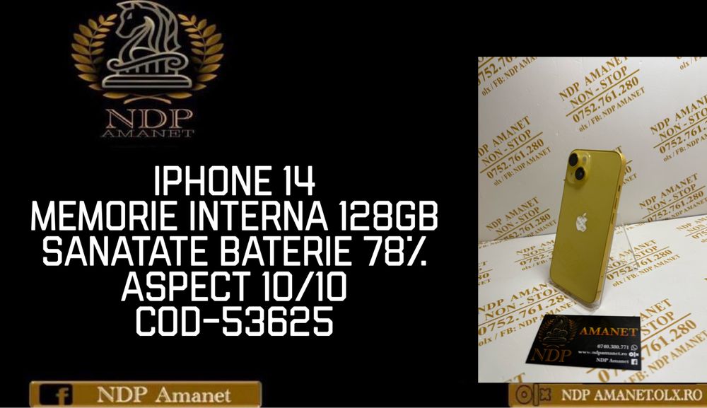 NDP Amanet Braila Iphone 14( 53625)