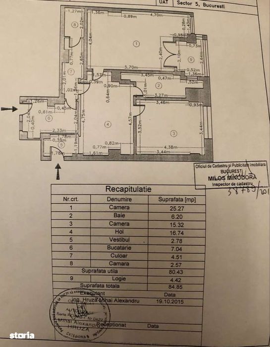 Vând apartament 3 camere parc Cișmigiu, Calea Victoriei, Universitate