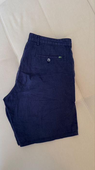 Летние шорты 100% лен Lacoste оригинал