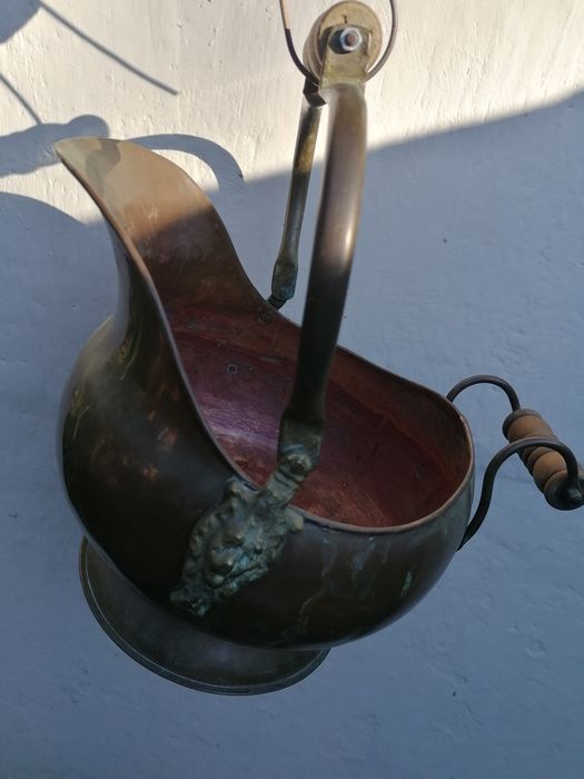 Ceaun cupru 5 litri și carafa cupru 4,5