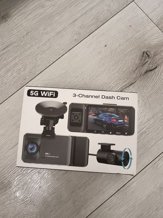 Camera auto 4K + cam spate 1080P DVR WIFI 5G, Viz nocturna, Senzor