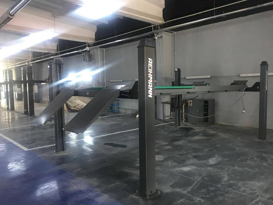 Elevator 4 coloane 5000 kg, pentru geometria rotilor si reparatii auto