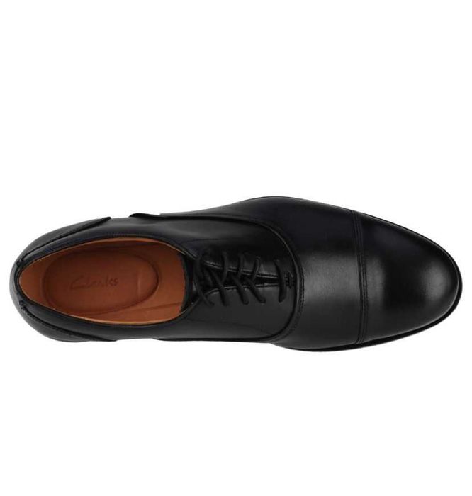 Clarks Cooling Boss - Pantofi piele naturala negri, 44- NOI