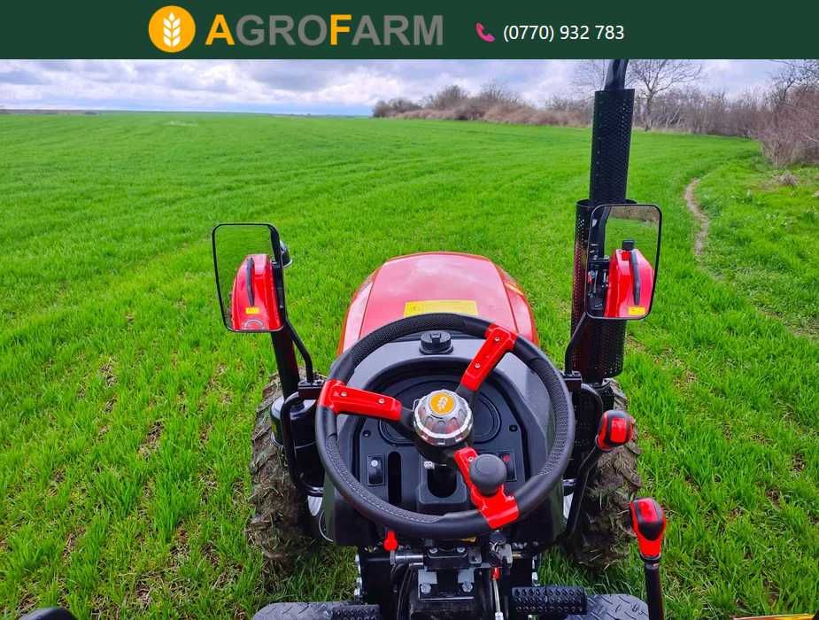 Tractor Nou 40 CP 4x4 - Semi Cabina NOI UTB 650 U650 445 japonez semicabina Pomicol Livada Vie Garantie 24 luni Motor YTO Perkins - Transport Tara