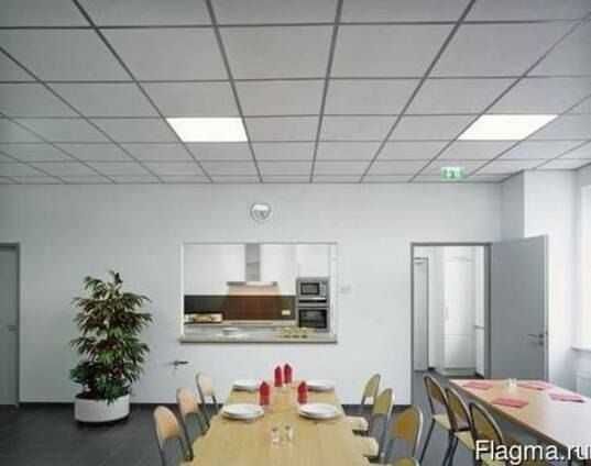 Армстронг Armstrong plita 60*60 потолок Gips folga