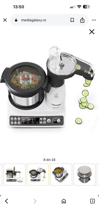 Robot de bucatarie Kenwood cu functia de gatire kCook multi smart