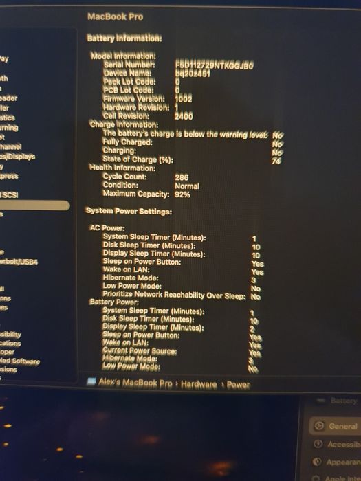 MacBook pro M1 2020