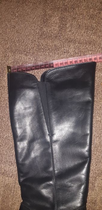 Cizme damă cu toc din piele ecologică marimea 36