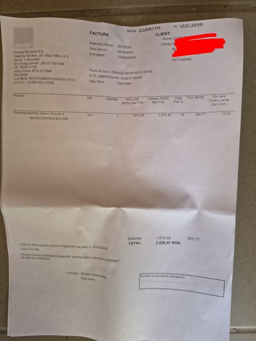 Trotinete electrica Xiaomi Scooter 4 în garantie