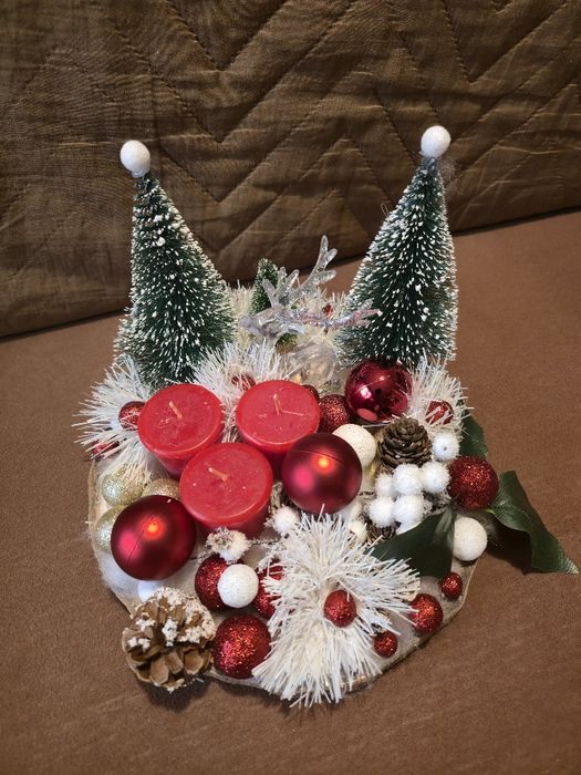 Коледен ароматен свещник