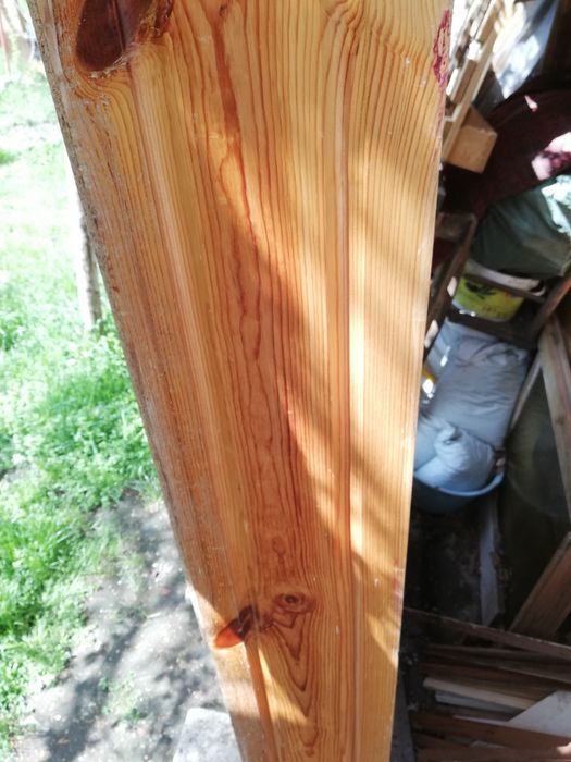 Дървено легло от масивно дърво с матрак и ракла 110/190