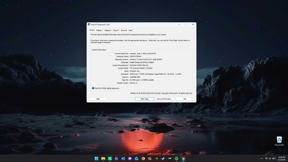 Vand Laptop Asus Tuf Gaming