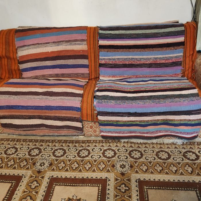 Vand ieftin Macate noi din Lana si Bumbac, lucrate manual