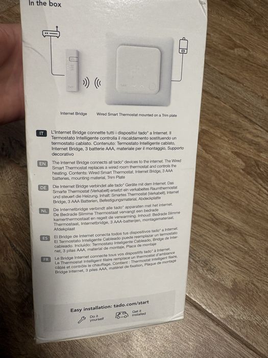 Tado Starter Kit - Wired Smart Thermostat V3+