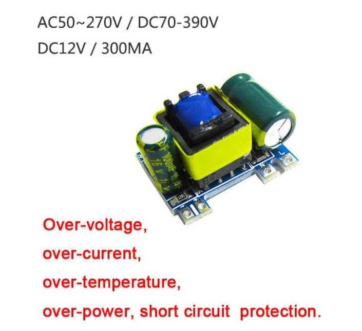 Блоки питания 12В, 5В компактные