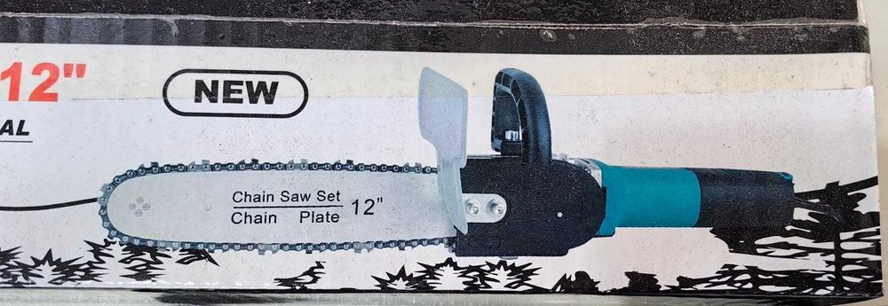 ШОК ЦЕНА!Приставка Верижен Трион/Резачка 12"- 300мм за Ъглошлайф/Флекс