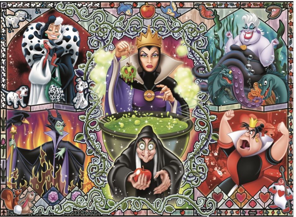 Пъзел Ravensburger Вещиците на Дисни , 1000 части