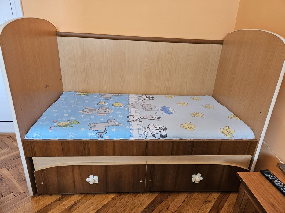 Детска кошара с матрак