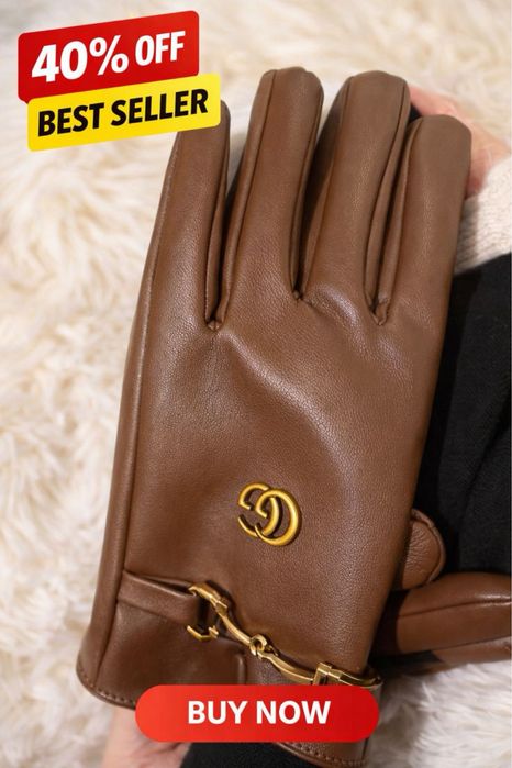 Manusi din piele Gucci