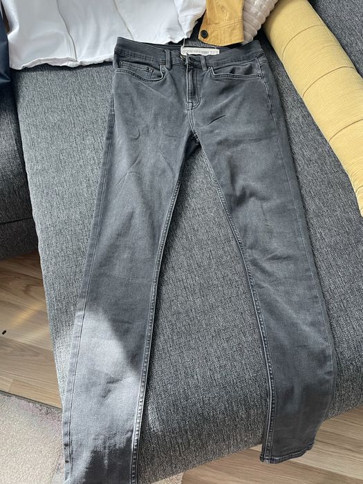 jeansi barbati New Look extreme super skinny negri noi