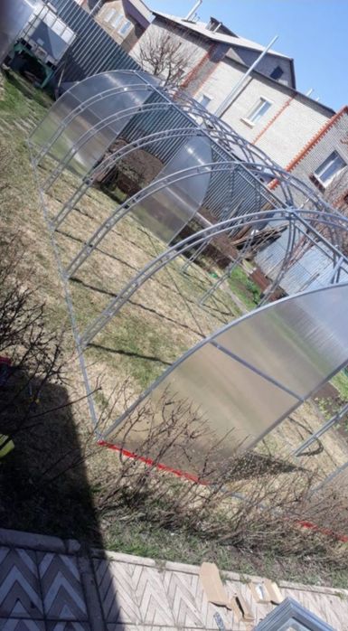 Установка теплиц!