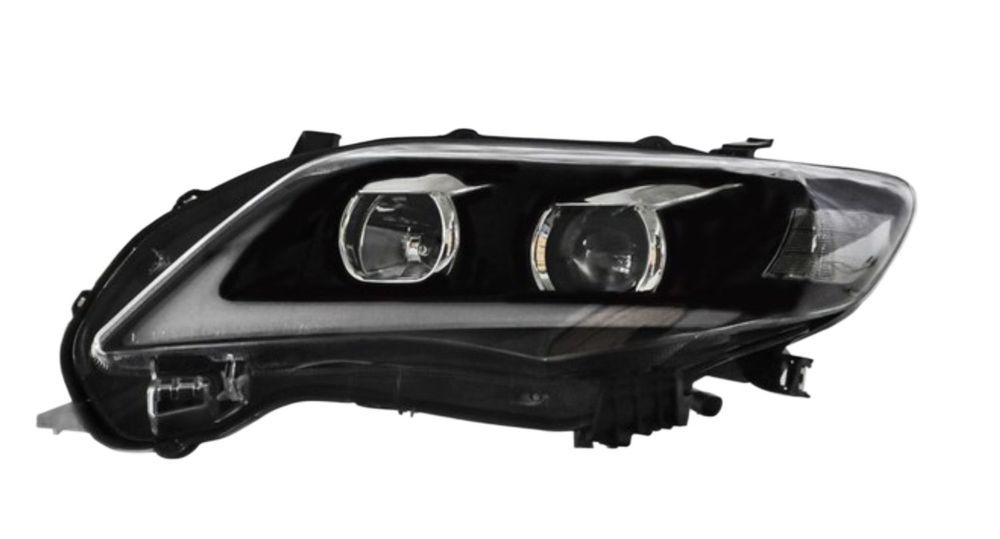 Set faruri Toyota Corolla (E18), 07.2013-12.2019, montare fata, stanga+dreapta, indicator dinamic; LED; manual; Tuning; LED