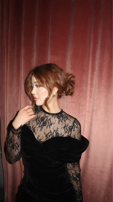 платье бархат с