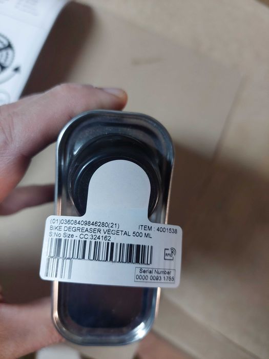 Уред за почистване на велосипедна верига + обезмаслител B-TWIN