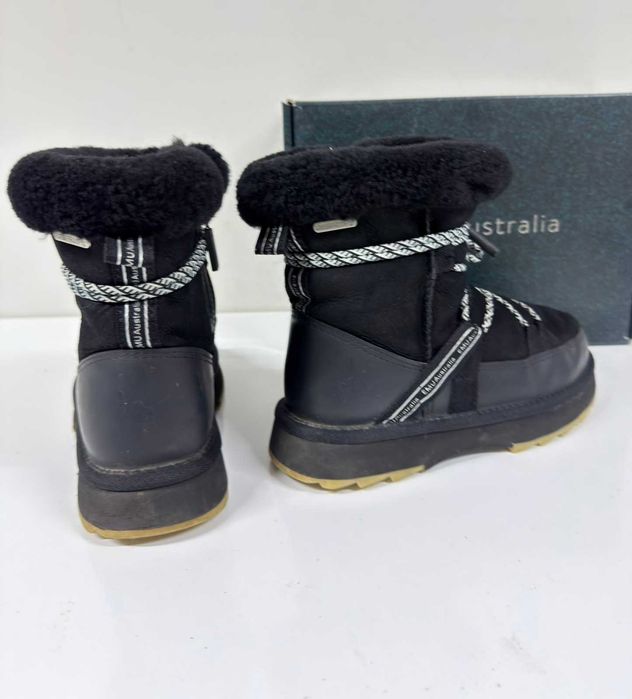 EMU AUSTRALIA Blurred Micro Black Waterproof (Много Запазени) - Размер 37 (23.5 см стелка)