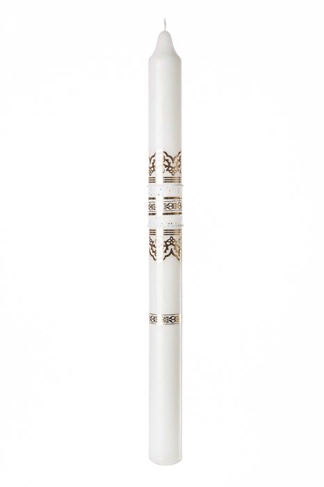 О'Candles Ритуална Бутикова Свещ За Кръщене, Сватба, Причастие