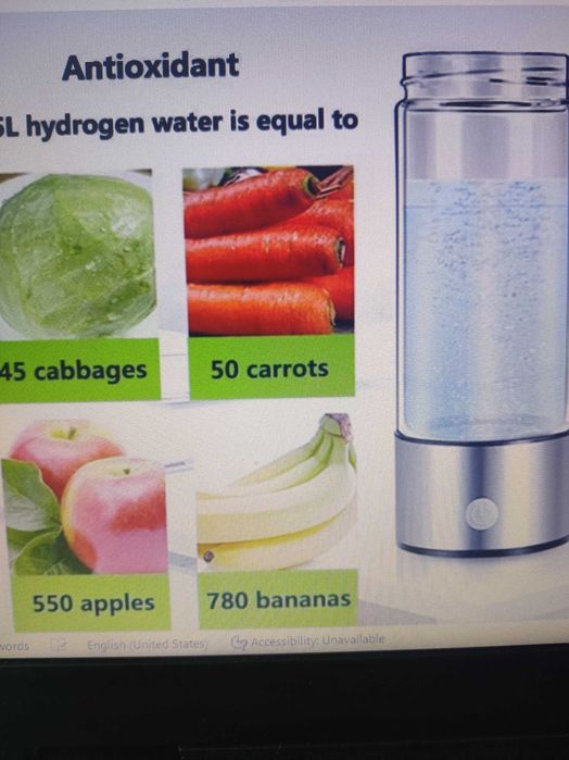 Бутилка генератор за водородна вода йонизатор