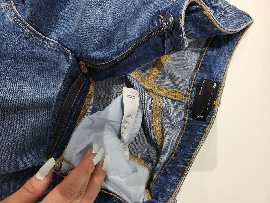 Blugi Asos, bleu și negrii mar S talie inalta noi cu eticheta