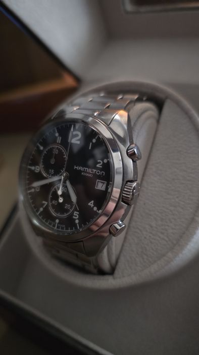 Hamilton khaki navy Pilot H765120