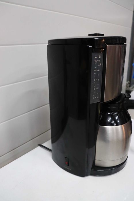 Кафемашина с филтър Melitta Look Therm Selection - черна и сребриста