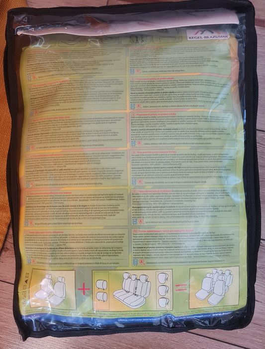 Huse scaune Passat B6-B7 (Negru)