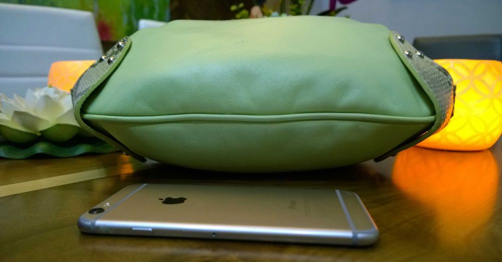 Освежающая итальянская Кожаная сумка от Giudit.