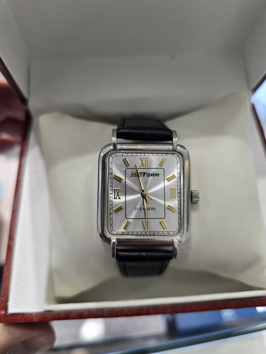 Продам серебрянные часы МакТайм (новые)