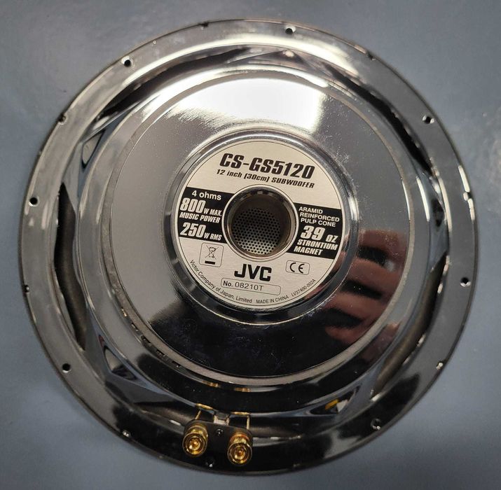 Vand Subwoofer JVC CS-GS5120, 12", 30cm, 800w max, 250w rms