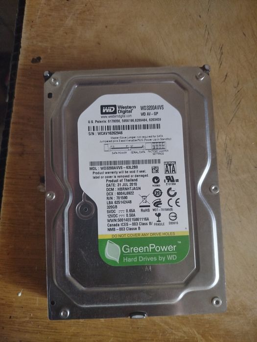 Жоский диск 320 Гб