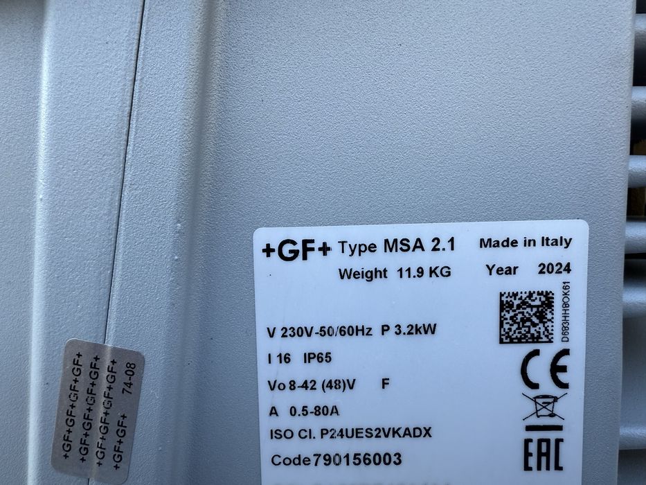 Aparat de sudura prin electrofuziune Georg Fischer MSA 2.1 cu protocol