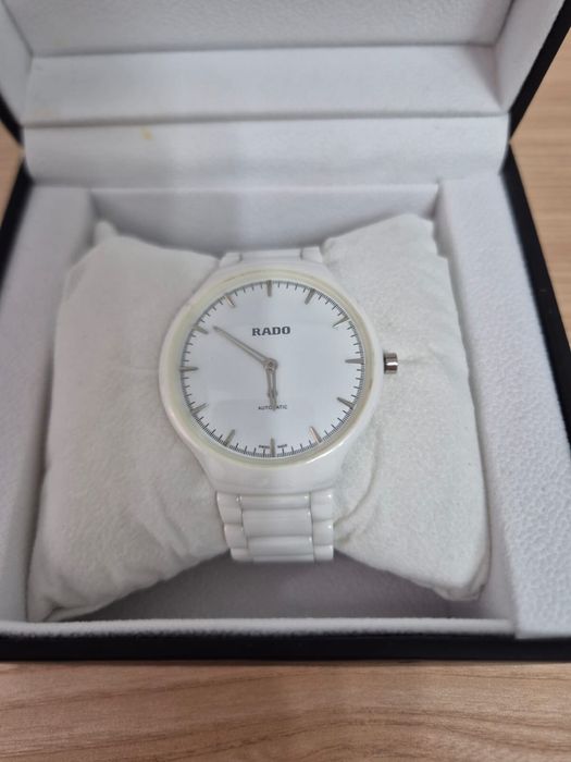 Rado часы белые женские керамика