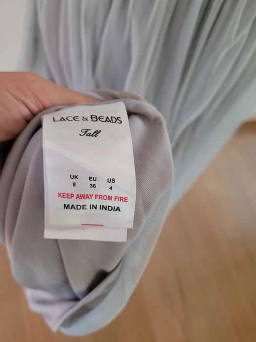 Rochie ocazie cu paiete si tulle lunga 38