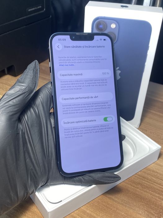 iPhone 13, 128 GB, Midnight, Foarte bun, Cod produs: 0138