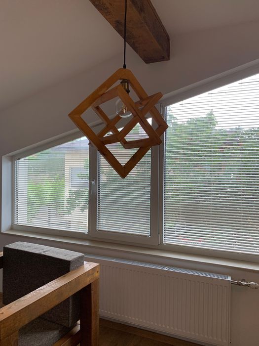 Дървени лампи ръчна изработка